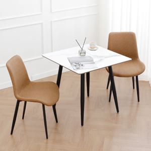 베네토 포세린 세라믹 2인 800 테이블 식탁세트 2colors