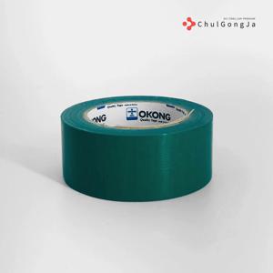 철공자 청테이프 48MM 25M 녹색 면테이프 천테이프