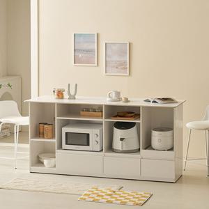 OLA 1700 포세린 세라믹 아일랜드 홈바 식탁 테이블 조리대 수납장 2colors