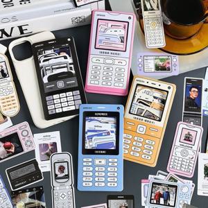 [1+1] Y2K 레트로 다꾸 폰꾸 스티커 노트북 캐리어 꾸미기 디지털 빈티지 다이어리