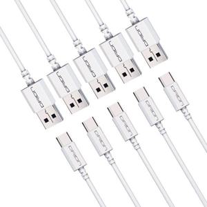 C to A 핸드폰 고속 충전케이블 USB C타입 1.2M, 화이트, 5개
