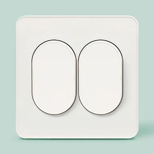 진흥J시리즈 무로고 (화이트) 스위치 중2구(하단3로)