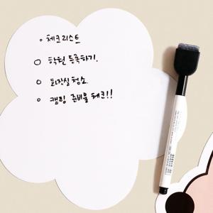 꽃 도형 냉장고보드 붙이는 화이트보드 현관 포인트 자석보드