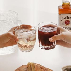 위스키 언더락 잔 리지 280ml 술잔 유리컵 카페글라스 맥주잔