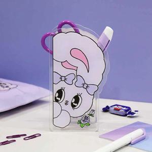에스더버니 토끼 연필꽂이 아크릴 필기구 책상 정리함