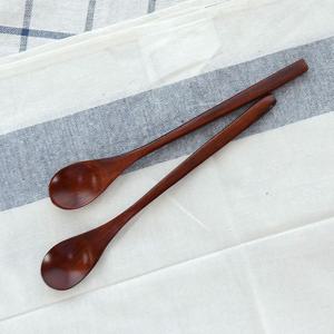 옻칠롱스푼 2P 나무 원목 커피 꿀 티스푼
