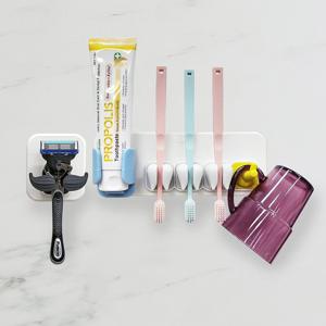 욕실 세트 D 허그멀티패밀리 면도기 거치대 칫솔걸이 칫솔꽂이 후크 걸이 꽂이 홀더