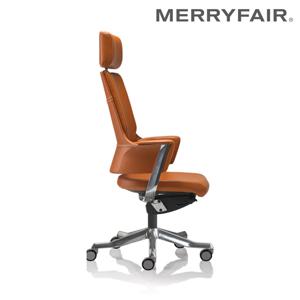 델피 천연소가죽 하이백