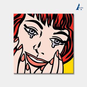 DIY 명화그리기 유화세트 일러스트 팝아트 인물 그림 D06-행복한눈물