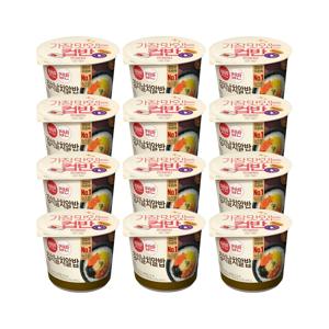 햇반 컵반 김치날치알밥 188g*12개