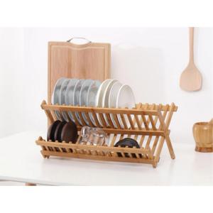 젖병보관함 미니 원룸 식거건조대 설겆이선반 설거지건조대 우드 접이식