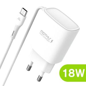 18W QC 3.0 고속 충전 일체형 충전기 C타입 갤럭시