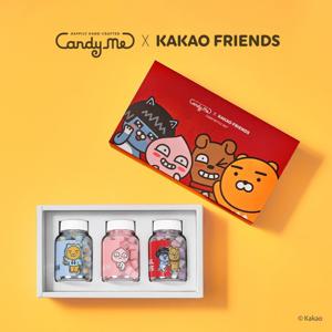 카카오프렌즈 수제캔디 3종 기프트세트 (쇼핑백 포함)