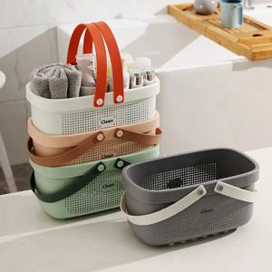 실리콘 물빠짐 대형 미니 목욕바구니 샤워바구니 2size 2color