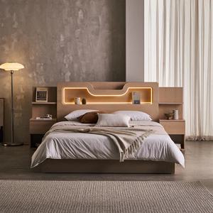 호텔 프로포즈 LED 수납 침대 프레임 세트 SS/Q/K (매트선택)