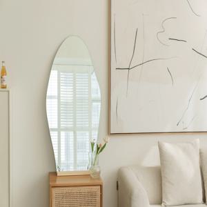 노프레임 비정형 루미넌스 조약돌 거울