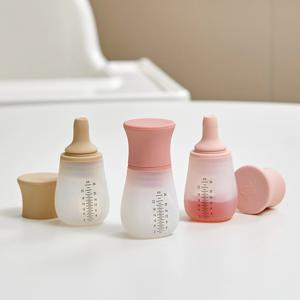 다회용 5중밀폐 실리콘 유아 물약병 멀티용기 3종세트