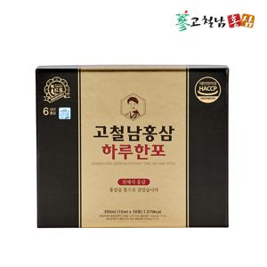 짜먹는 전체식 홍삼스틱 하루한포 10ml x 30포