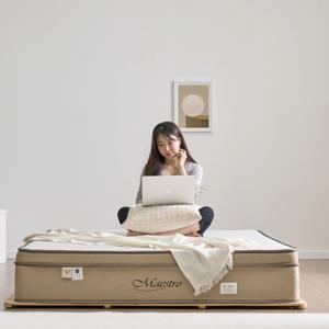 마에스트로 편안한 호텔침대 매트리스 27cm 롤팩매트리스(S/SS/D/Q/K/LK/SK)