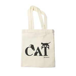 Cat Black 클래식 미니 캔버스 면 에코백 가방