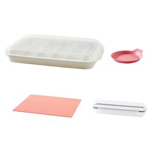 김밥재료보관용기 + 김밥케이스 4종 4P 세트