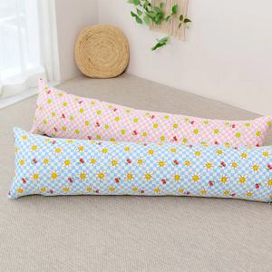 아이스 인견 데이지 체크 냉감 바디필로우 커버+솜 5size