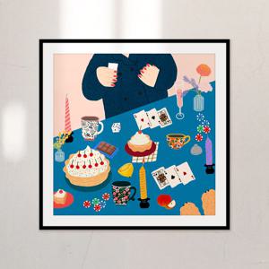 액자 Happy time with you/ 용쓰