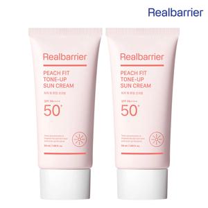 피치 핏 톤업 선크림 SPF 50+ PA++++ 50ml 2개