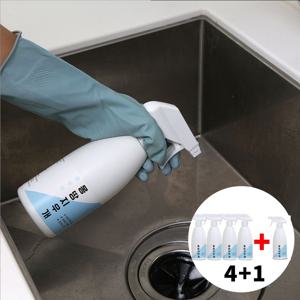 4+1 초강력 뿌리는 곰팡이 제거제 벽지베란다화장실욕실실리콘창틀청소 500ml