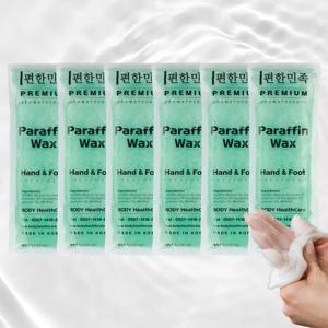 국산 병원 납품용 파라핀 왁스 6개 x 파라핀 치료기 전용