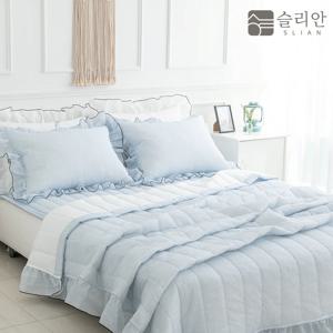 여름 쿨 차렵이불 대나무 뱀부 프릴 시어서커 (3colors,SS/Q)