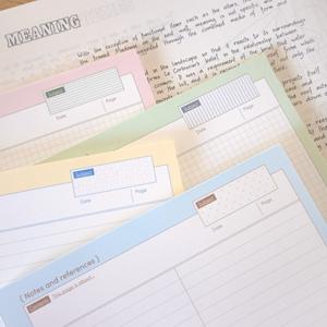 PP Notepad 모눈 라인 노트패드