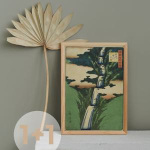 시원한 폭포 액자 일본 민화 자연 그림 포스터액자 개업선물 거실 현관 안방 사무실 그림