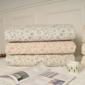 햄프위드플라워 시어서커 패드 110x200 150x200 샤카패드 여름패드