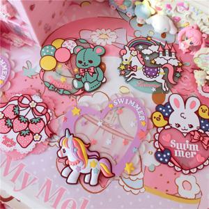 swimmer 캐릭터 티코스터 pvc 실리콘 방수 논슬립 컵받침-토끼