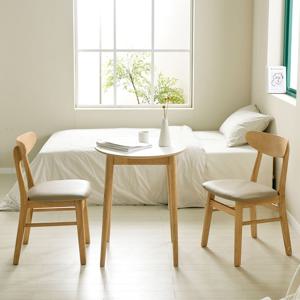 밀레뉴 HPM 2인용식탁 600 원형 원목 식탁 테이블 2type