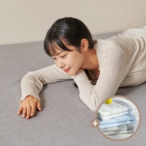 프리미엄 수면매트 접이식 토퍼 매트리스(8cm/K) +냉감패드