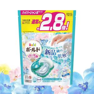 보르도 일본 캡슐 세탁 세제 4D젤볼 블루 프레쉬플라워 31개입 x 6팩