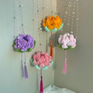 연꽃 악세사리 DIY 만들기 패키지 룸미러 장식 모빌 드림캐쳐