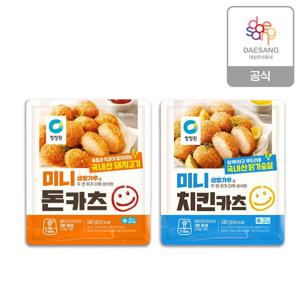 미니카츠 340g 2종 3개 골라담기(돈카츠/치킨카츠)