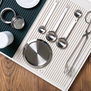 플래티넘 실리콘 드라잉 매트 휴대용 설거지 싱크대 식기건조대