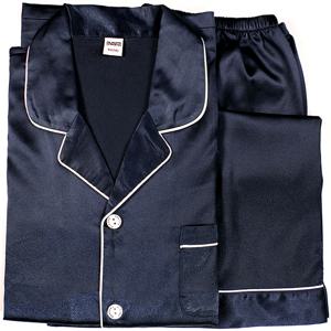 S~3XL 남성잠옷 파자마 무지 실크새틴 반팔 홈웨어 라운지웨어 상하의 세트 NV