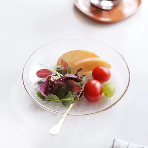 크리스탈 유리 접시 플레이트/볼 3size 3color