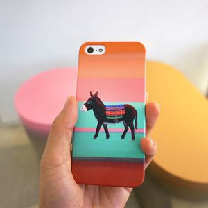 폰케이스_ 인디오 당나귀 (무광 하드 범퍼 카드 귀여운 갤럭시 아이폰 케이스)