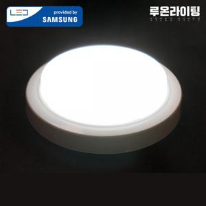 국산 LED 원형 직부등 15W 벨벳아이스커버