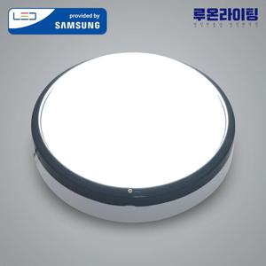 국산 LED 원형 미니 직부등 12W 6500K 주광색