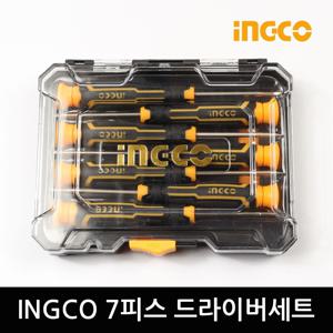 7피스 정밀 드라이버 세트 잉꼬 별 일자 십자