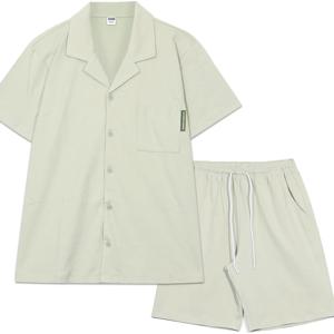 S~3XL 남성트레이닝복 반팔 운동복 세트 원마일웨어 캐주얼 파자마 홈웨어