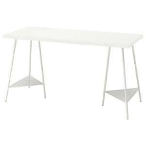 락캅텐+틸슬라그 책상 공부 사무실 작업 140x60cm 화이트