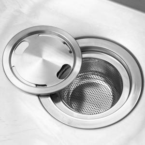 304 올스텐 싱크대 원형 배수구망 세트(깊은형)